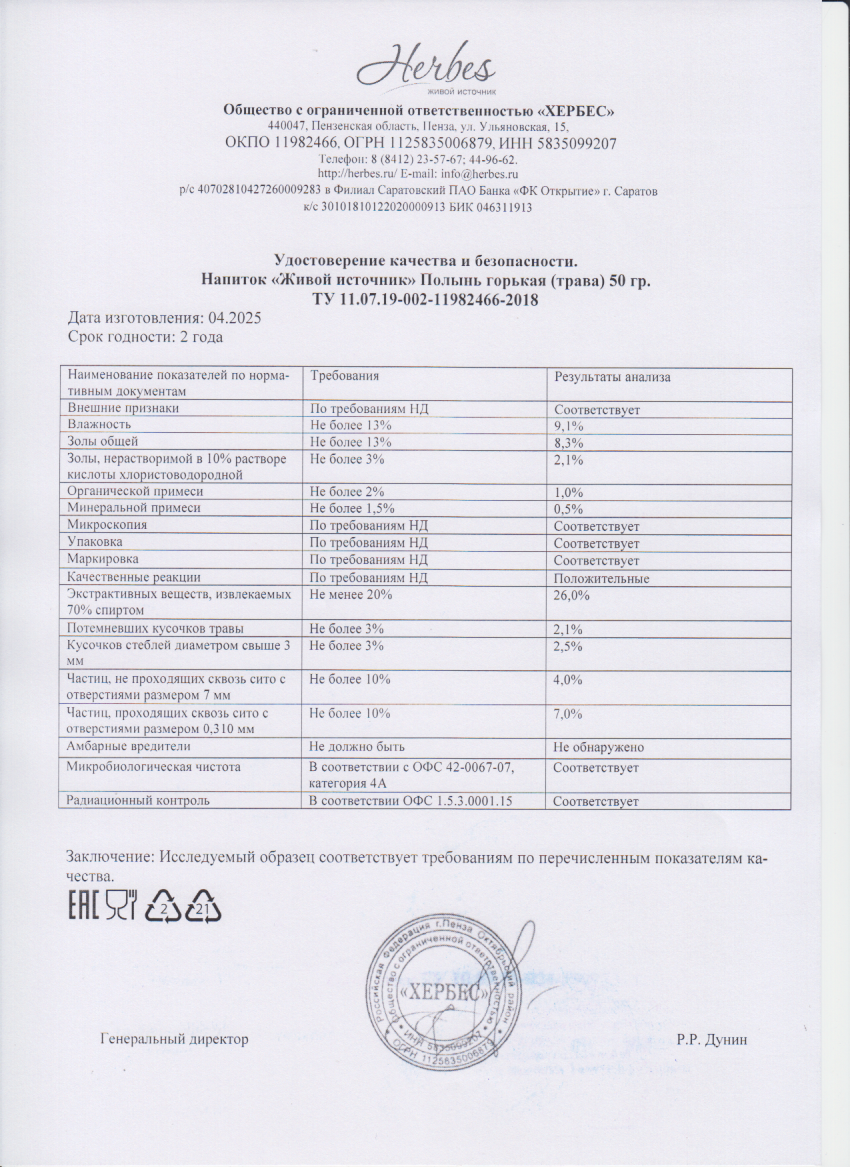 Паспорт №042025